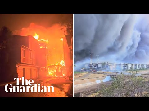 Hawaii: footage emerges of houses in Lahaina being burned to the ground