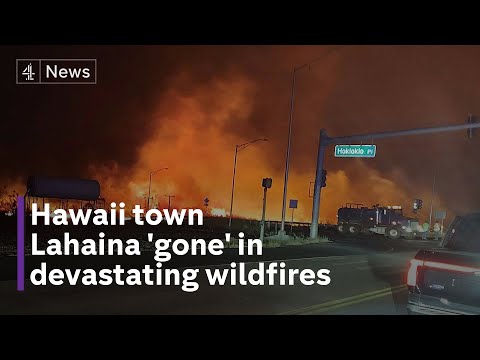 Hawaii fires: historic town of Lahaina ‘completely gone’ as death toll rises
