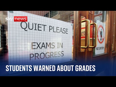 A-levels: Students warned to expect lower grades