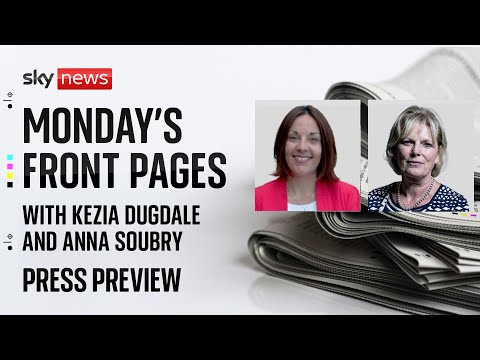 Press Preview: Monday’s newspapers