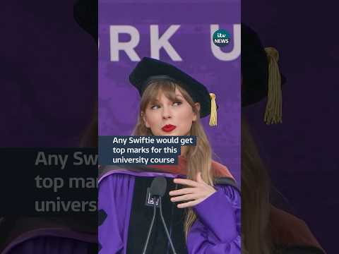 A uni in Belgium has created a course inspired by Taylor Swift #itvnews #taylorswift #university