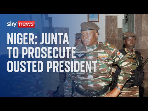 Niger: Military junta announces prosecution of ousted president for ‘high treason’