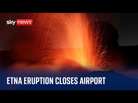Tourists face disruption after Mount Etna eruption