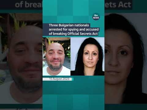 Three Bulgarian nationals arrested for spying and accused of breaking Official Secrets Act #itvnews