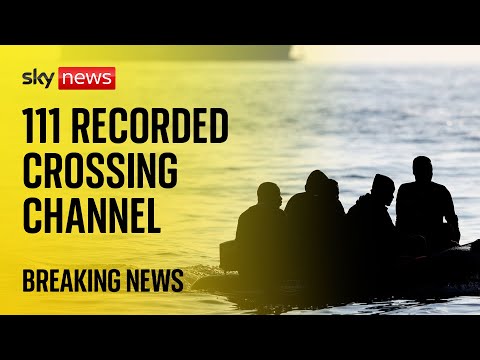 Immigration: 111 people recorded crossing Channel yesterday