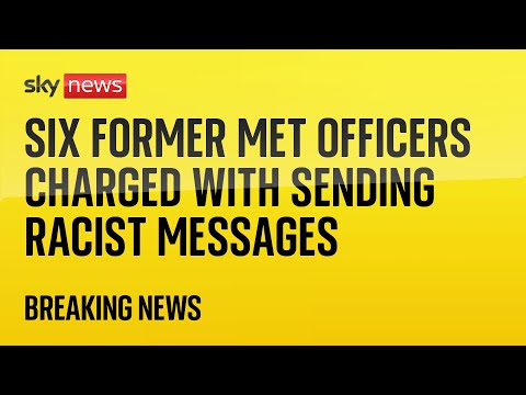 Six former Met officers charged with sending racist messages on WhatsApp