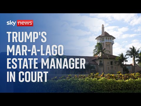 Trump’s Mar-A-Lago estate manager arrives at court