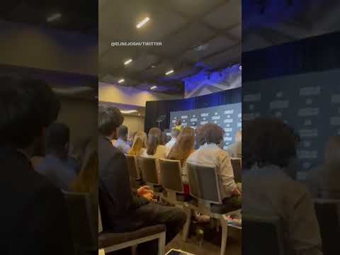 21-year-old interrupts White House press secretary’s speech at event
