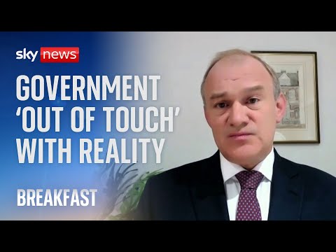 Government ‘out of touch’ with struggles of families – Ed Davey