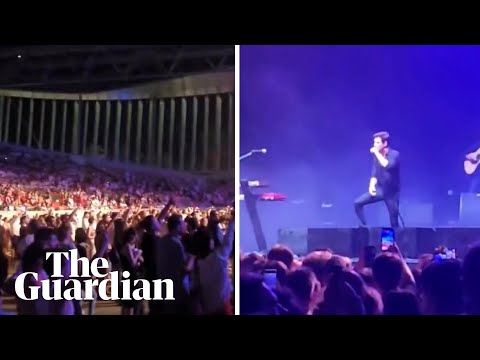 ‘Am I not your brother?’: The Killers booed in Georgia for inviting Russian fan on stage