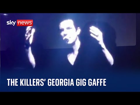 Ukraine War: The Killers apologise over ‘brothers’ comment at Georgia gig