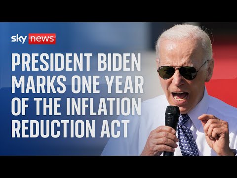 Watch live: US President Biden delivers speech on the Inflation Reduction Act