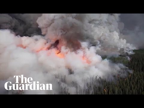 Out-of-control wildfire burns through part of northern Canada