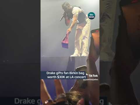 Drake gives away Birkin bag #itvnews #news #usa