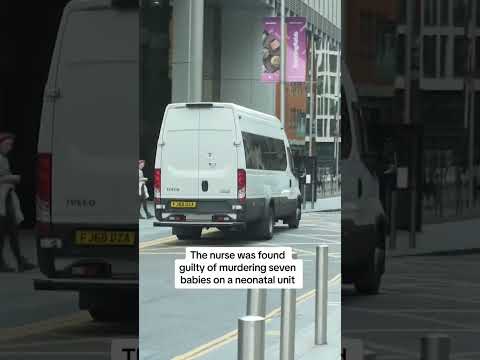 Van transports Lucy Letby after guilty verdict