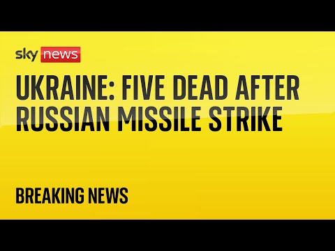 Ukraine war: Five people killed and more than 30 injured in Chernihiv attack