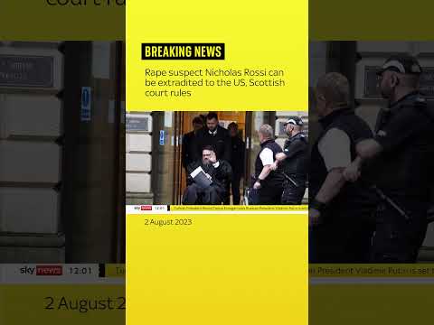 Rape suspect Nicholas Rossi can be extradited to the US, Scottish court rules