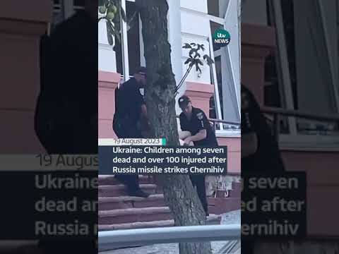 Ukraine: Children among seven dead and over 100 injured after Russia missile strikes Chernihiv