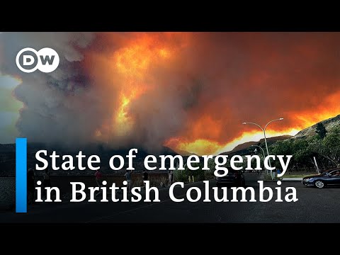 Thousands in Canada flee severe wildfires in north and west | DW News