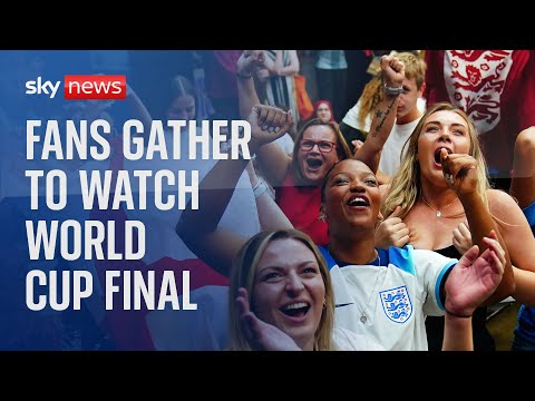 Watch live: Fans gather to watch Women’s World Cup final