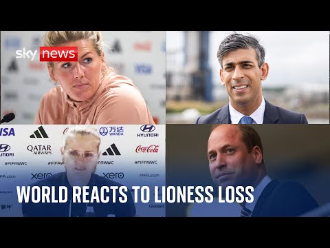 Women’s World Cup: Prince William and Rishi Sunak react to loss