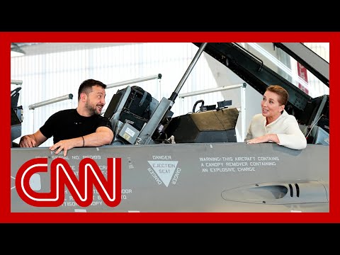 ‘Russia is afraid’: Zelensky thanks Denmark for F-16 fighter jets