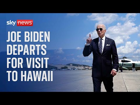 Joe Biden departs Nevada ahead of visit to Hawaii