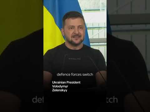 President Zelenskyy was in the Netherlands, confirming that his country will take delivery of jets.