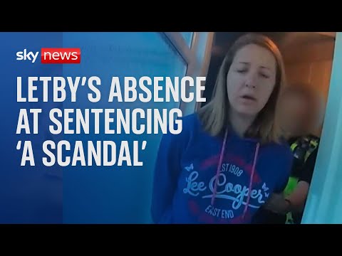 Lucy Letby’s absence at sentencing ‘a scandal’ – grieving family