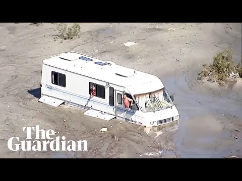 People trapped in RV as Storm Hilary brings historic amounts of rainfall to the US