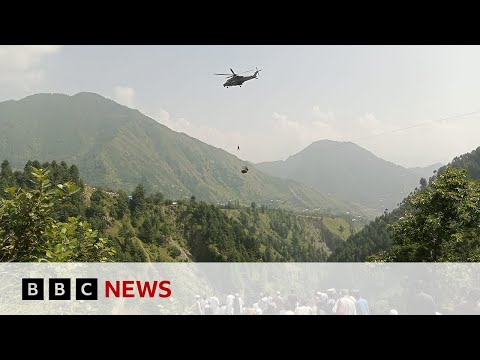 Pakistan cable car rescue under way for eight people trapped – BBC News