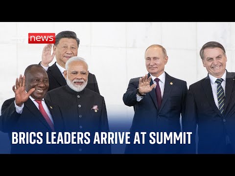 BRICS leaders deliver speeches at summit in Johannesburg