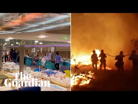 Hospitals forced to evacuate amid deadly wildfires in Greece