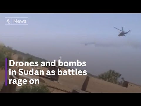 Bombs and drone attacks around Sudanese capital as battles intensify