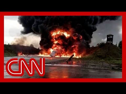 Ukraine claims an attack on a base housing Russia supersonic bombers