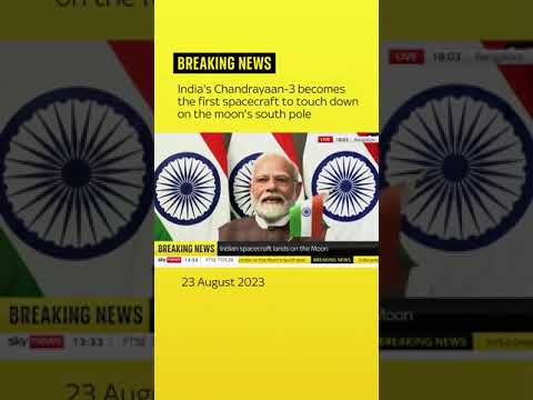 India completes first ever landing on moon’s south pole