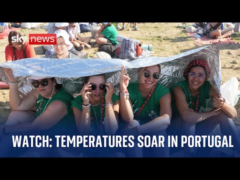 High temperatures scorch Lisbon
