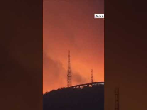 Nine villages evacuated in Turkey as wildfires rage in northwest