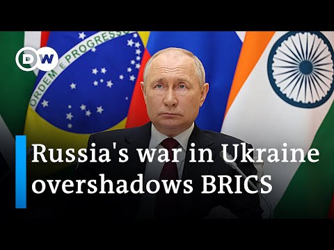 Putin speaks to BRICS group in video message on 2nd meeting day | DW News