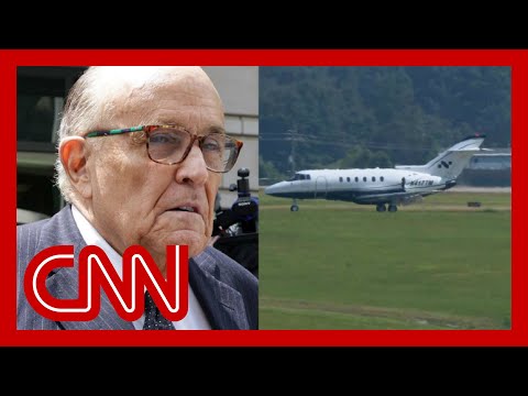CNN reporter notices an important detail about the plane Giuliani traveled in