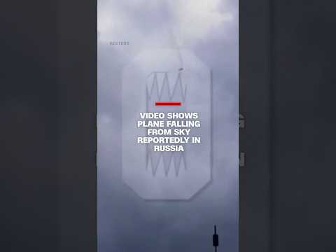 Video shows plane falling from sky reportedly in Russia