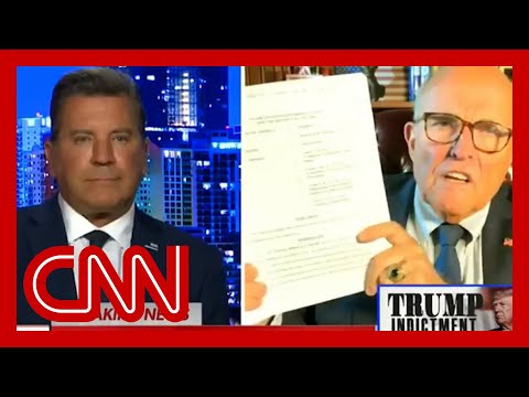 Giuliani screams on Newsmax about Trump indictment
