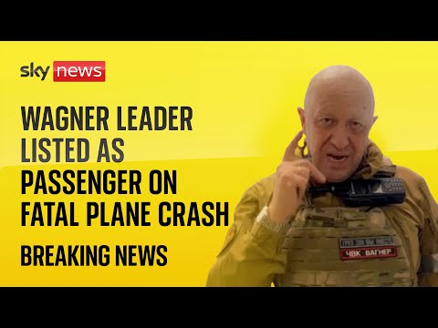 Watch live: Ten killed in private jet crash – Wagner boss Yevgeny Prigozhin ‘on passenger list’