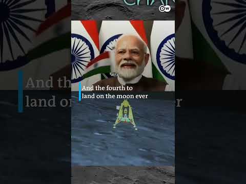 India’s successful landing on the moon’s south pole | DW #Shorts