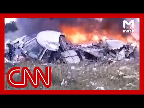 Eyewitness describes how plane that allegedly carried Wagner boss crashed
