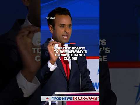 Christie reacts to Ramaswamy’s climate change claims