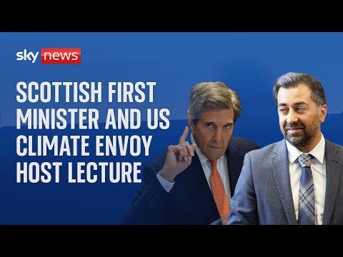 Scottish First Minister and US Climate Envoy host lecture