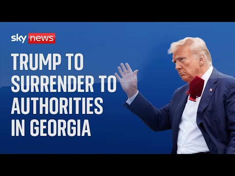 Watch live: Outside Fulton County jail ahead of Trump’s surrender