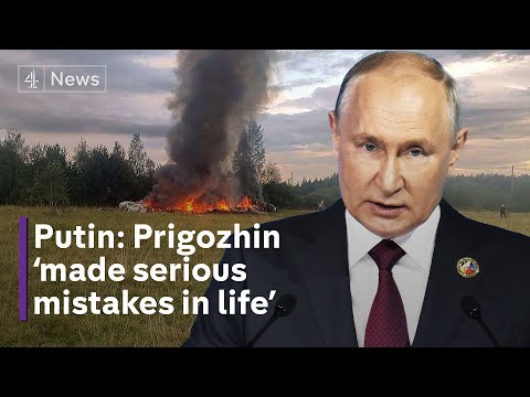 Putin breaks silence on Wagner boss Prigozhin plane crash