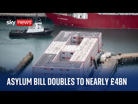 Asylum bill doubles to nearly £4bn as Sunak says cost is ‘unacceptable’